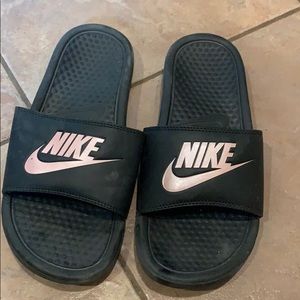 One Strap Nike Slides